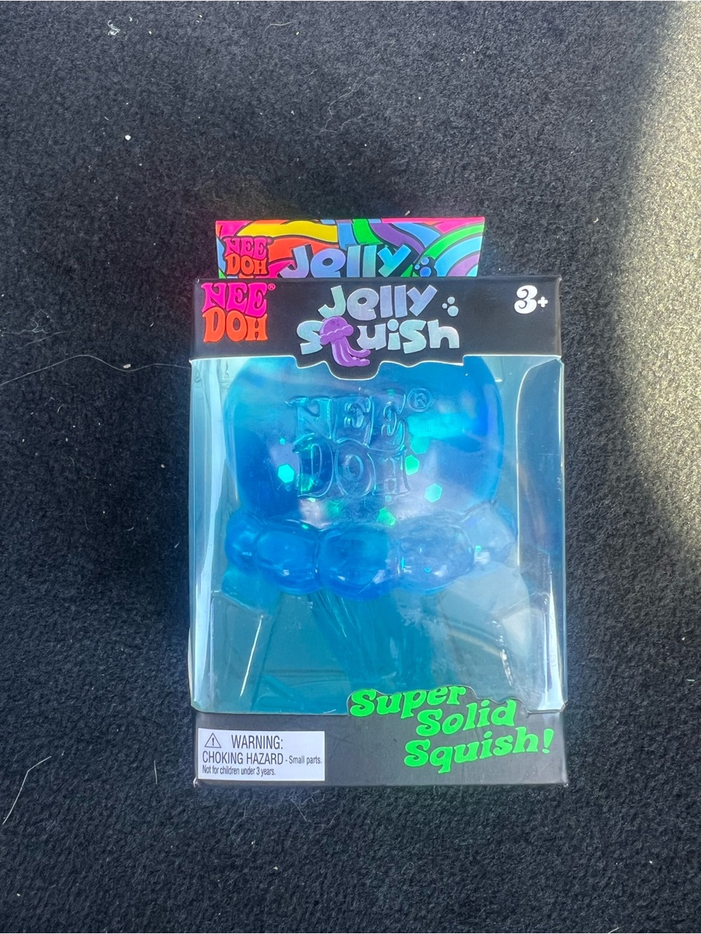 💙 Nee doh Jellyfish Squish Blue Super Solid Sensory Toy